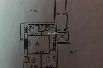 3-к квартира, 51,3 м², 8/9 эт.
